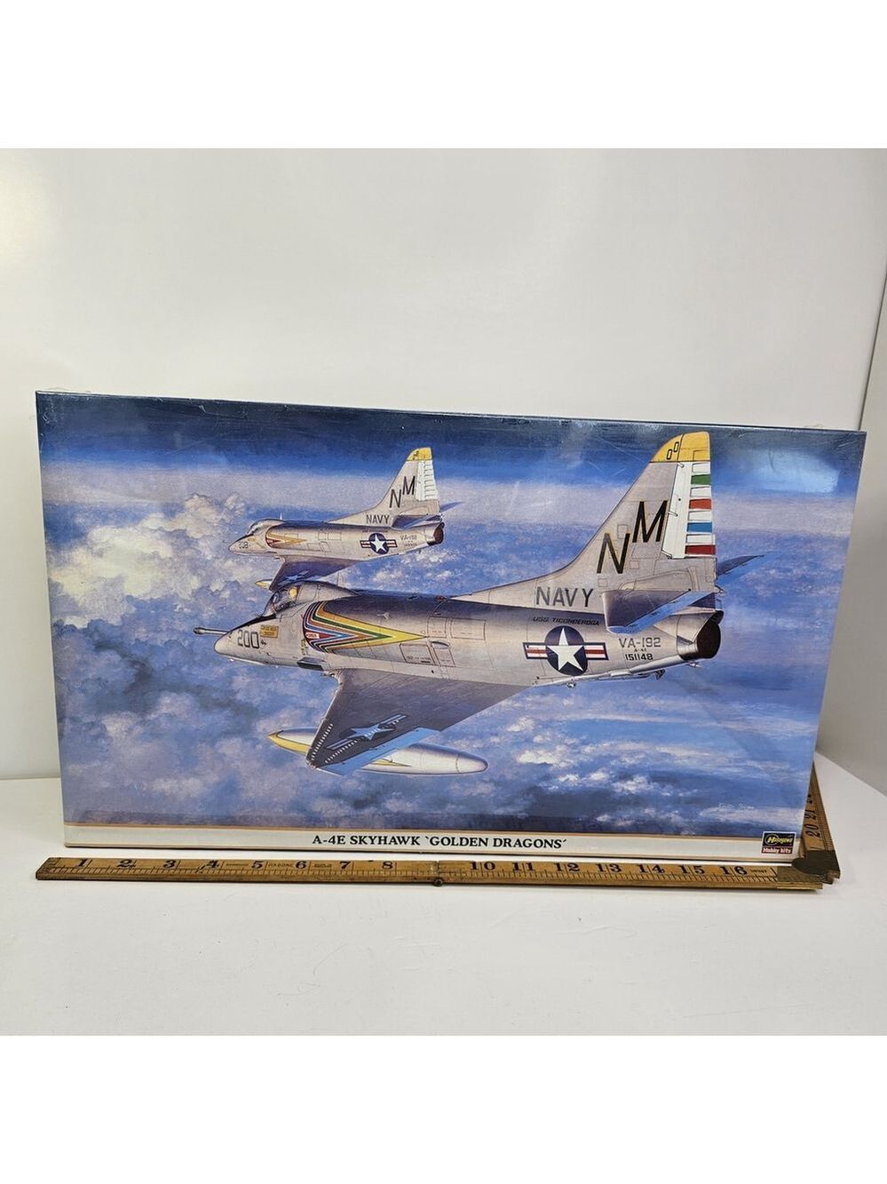 SEALED Hasegawa A-4E Skyhawk Golden Dragons 1/32 Model Kit 08131 Large Jet Japan